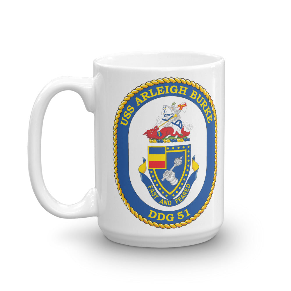 USS Arleigh Burke (DDG-51) Ship's Crest Mug