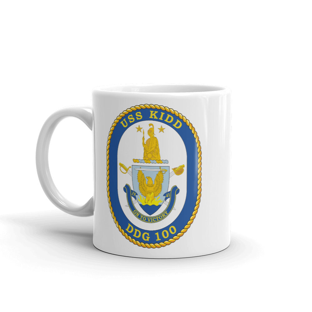 USS Kidd (DDG-100) Ship's Crest Mug