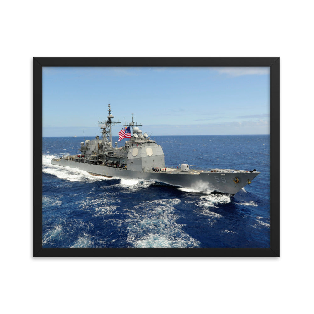 USS Princeton (CG-59) Framed Ship Photo