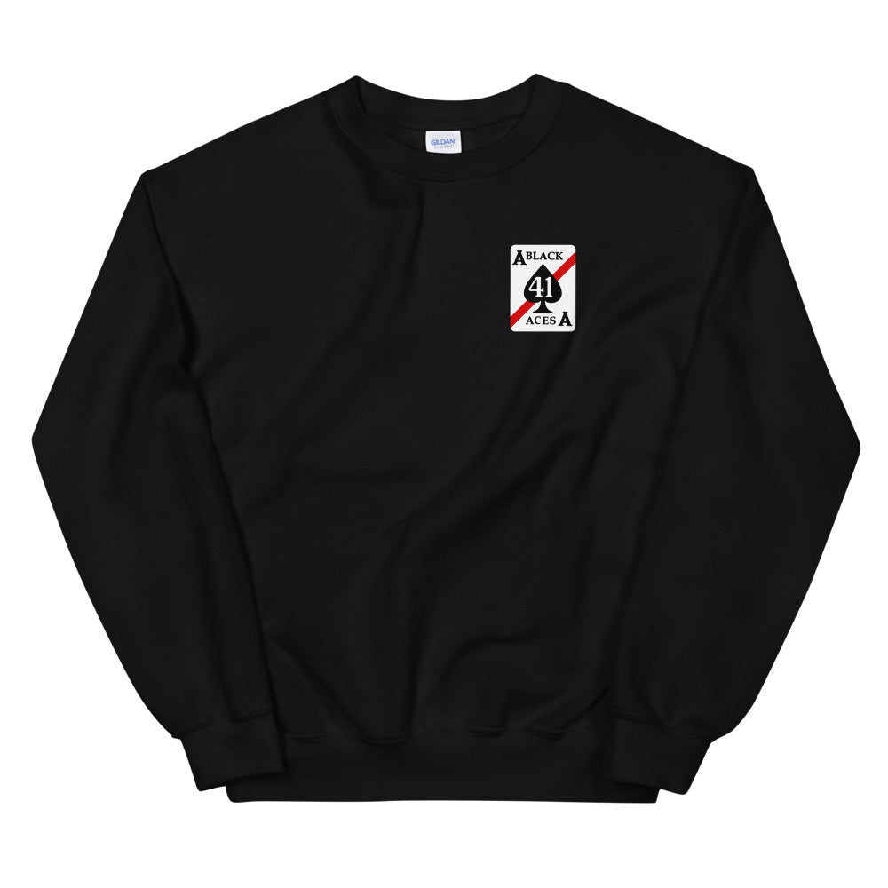 VFA-41 Black Aces Squadron Crest Sweatshirt