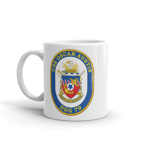 USS Oscar Austin (DDG-79) Ship's Crest Mug