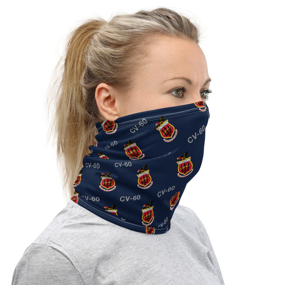 USS Saratoga (CV-60) w/ hull number Neck Gaiter