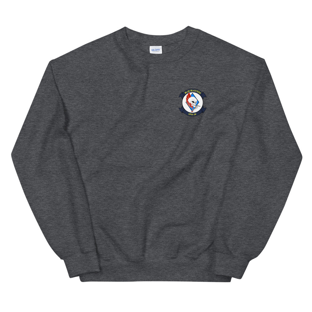 VFA-34 Blue Blasters Squadron Crest Sweatshirt
