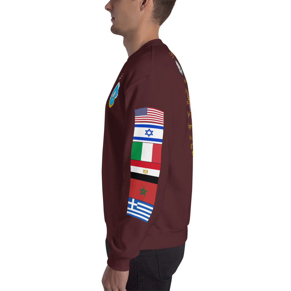 IKE CUSTOM w/FLAGS - E HUGHES - Sweatshirt