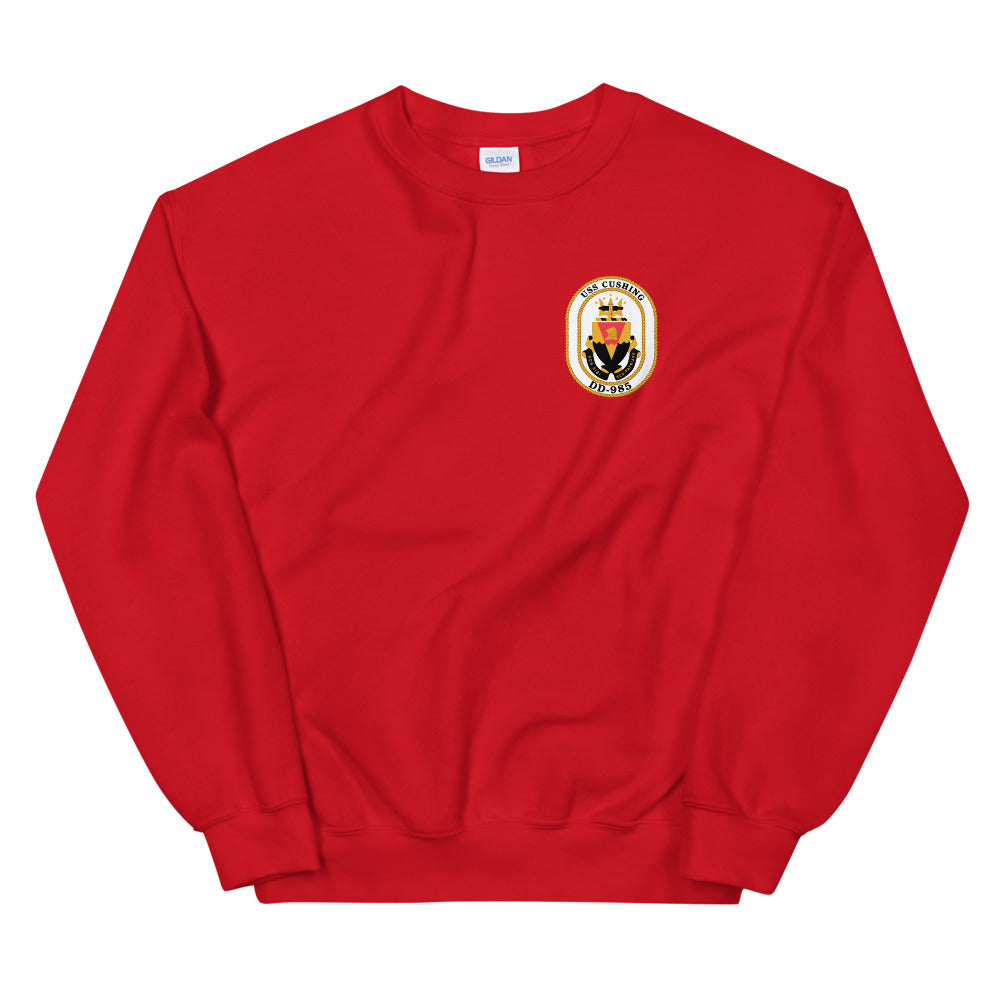 USS Cushing (DD-985) Ship's Crest Sweatshirt