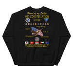 USS Constellation (CV-64) 1997 Cruise Sweatshirt - FAMILY