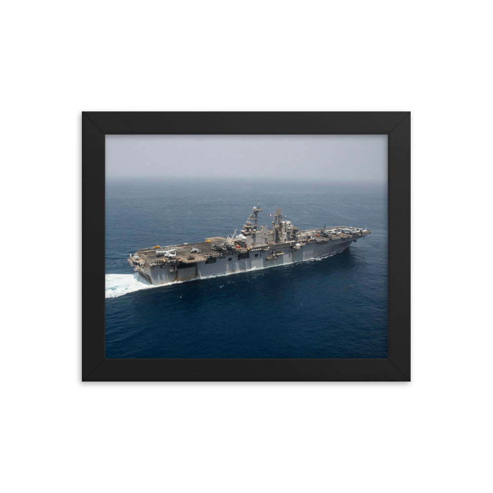 USS Iwo Jima (LHD-7) Framed Ship Photo