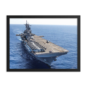 USS Wasp (LHD-1) Framed Ship Photo