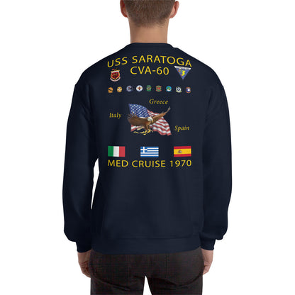 USS Saratoga (CVA-60) 1970 Cruise Sweatshirt