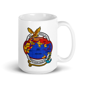 USS Midway (CV-41) Indian Ocean Cruise 1988-89 Mug