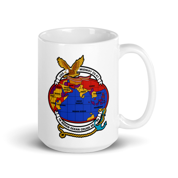 USS Midway (CV-41) Indian Ocean Cruise 1988-89 Mug