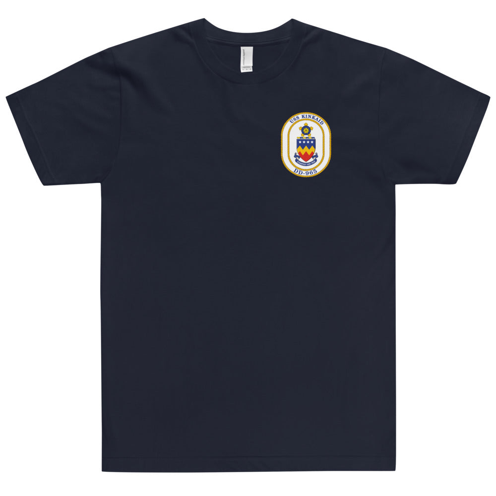 USS Kinkaid (DD-965) Ship's Crest T-Shirt