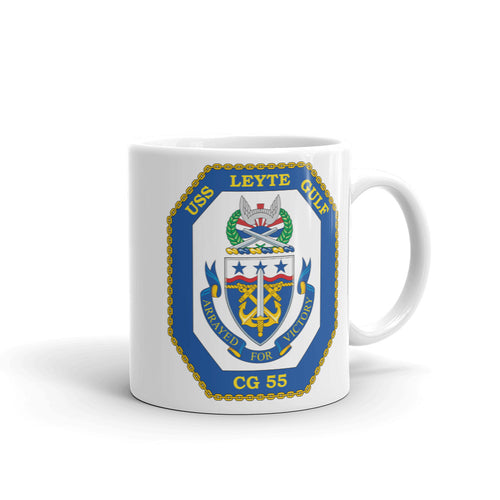 USS Leyte Gulf (CG-55) Ship's Crest Mug