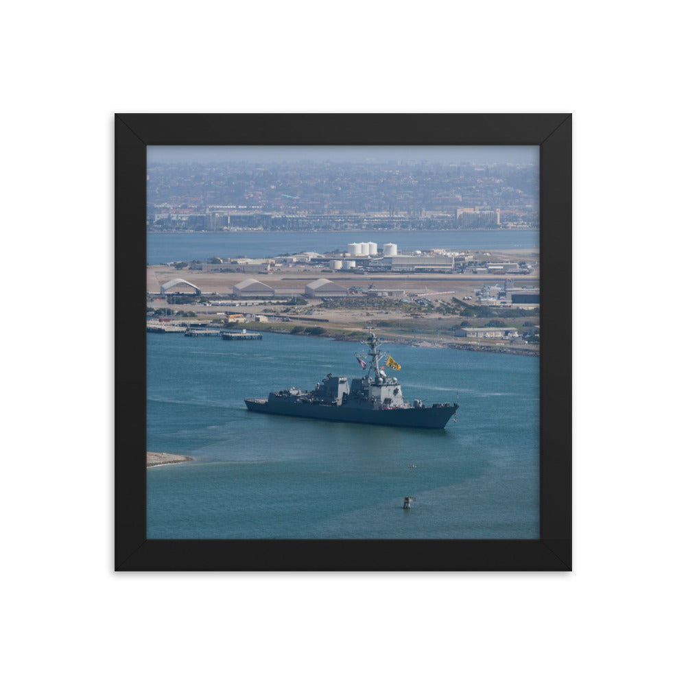 USS Dewey (DDG-105) Framed Ship Photo