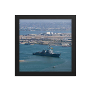 USS Dewey (DDG-105) Framed Ship Photo