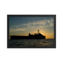 Load image into Gallery viewer, USS Ponce (LPD-15) Framed Ship Photo