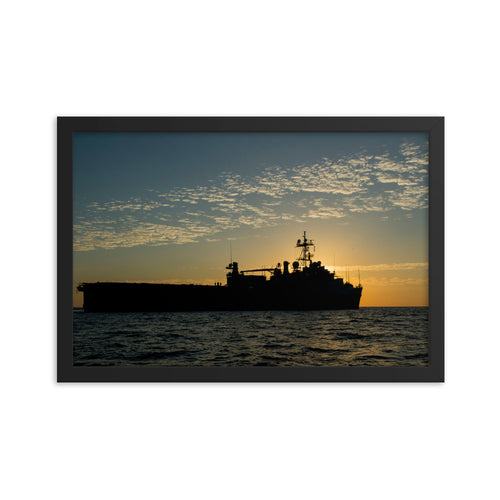 USS Ponce (LPD-15) Framed Ship Photo