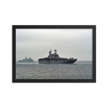 Load image into Gallery viewer, USS Peleliu (LHA-5) Framed Ship Photo