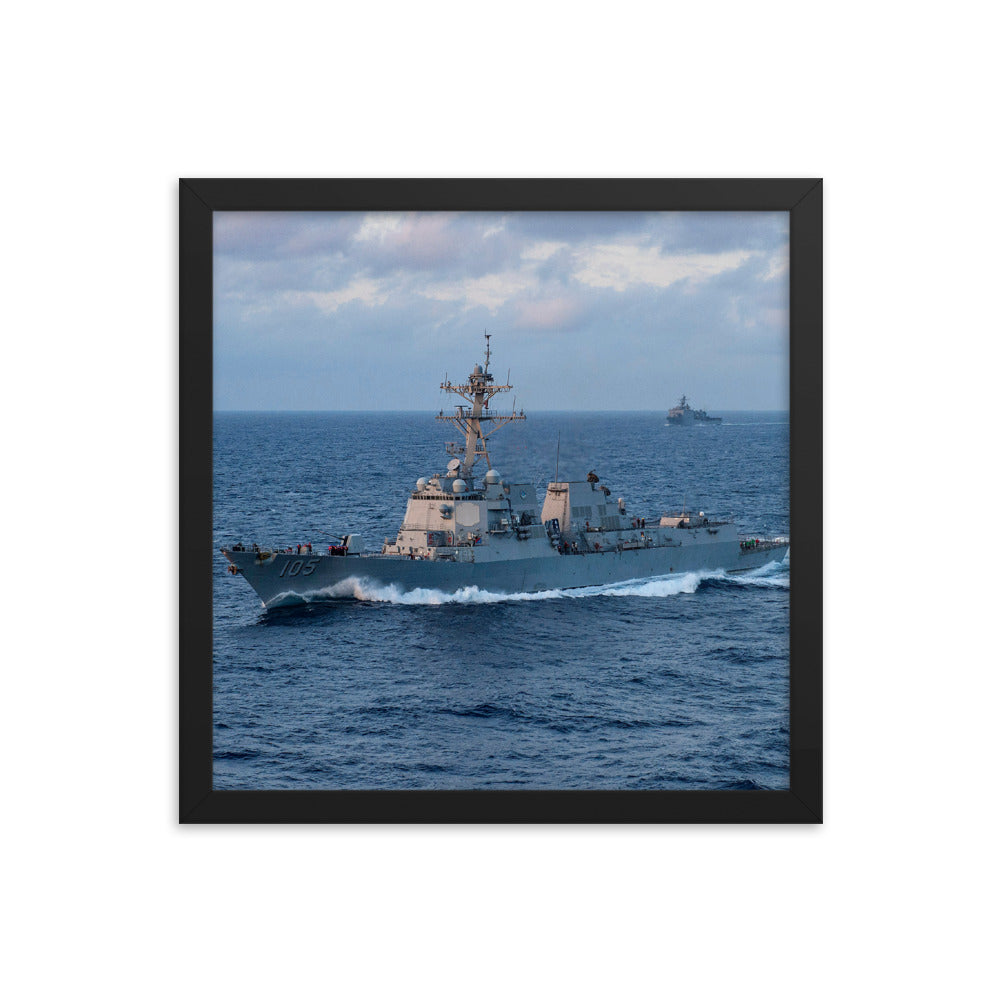 USS Dewey (DDG-105) Framed Ship Photo