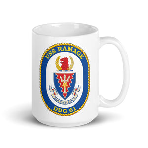 USS Ramage (DDG-61) Ship's Crest Mug