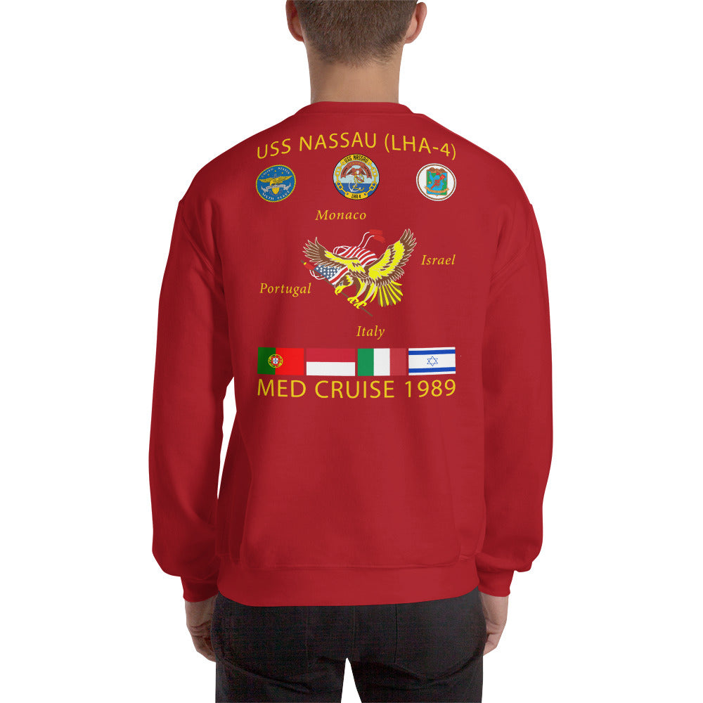 USS Nassau (LHA-4) 1989 Cruise Sweatshirt
