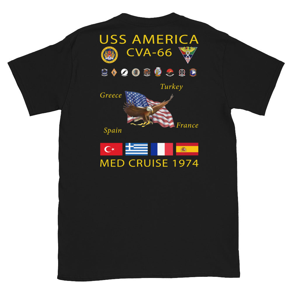 USS America (CVA-66) 1974 Cruise Shirt