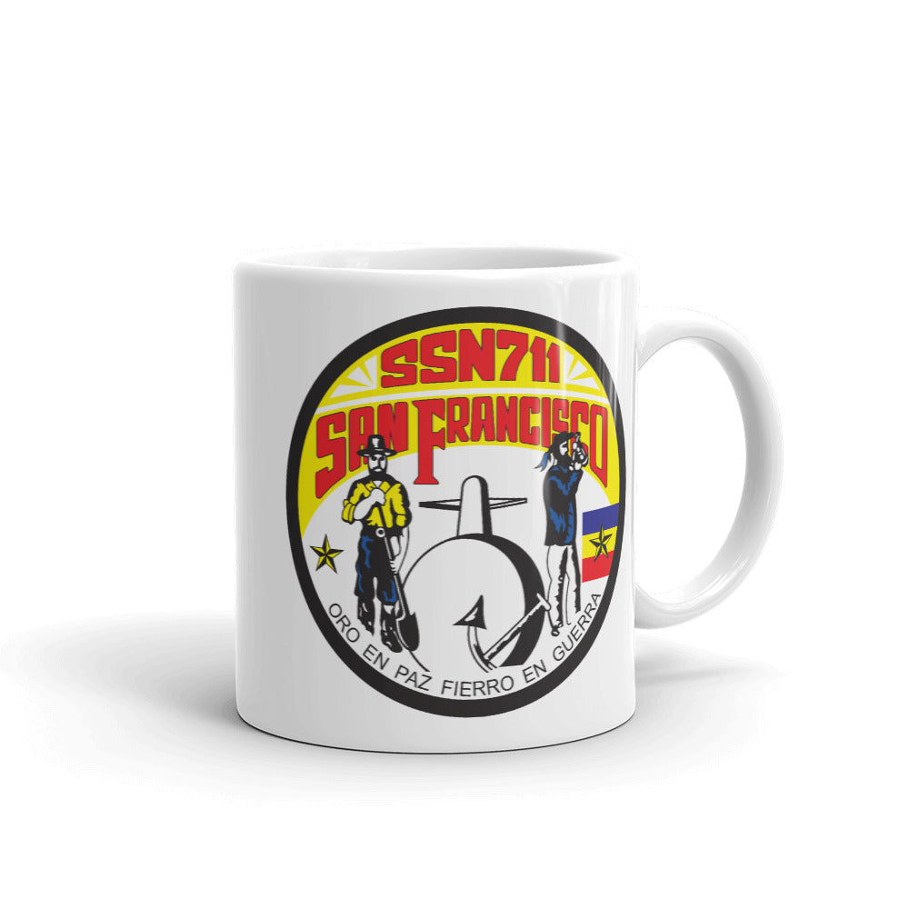 USS San Francisco (SSN-711) Ship's Crest Mug