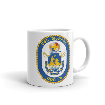 USS McFaul (DDG-74) Ship's Crest Mug