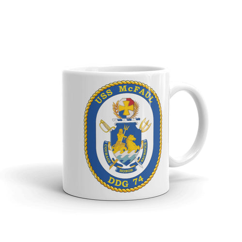 USS McFaul (DDG-74) Ship's Crest Mug