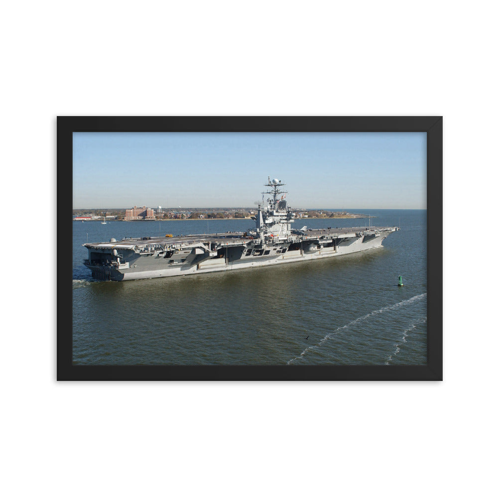 USS George Washington (CVN-73) Framed Ship Photo