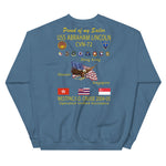 USS Abraham Lincoln (CVN-72) 2004-05 Cruise Sweatshirt - Family