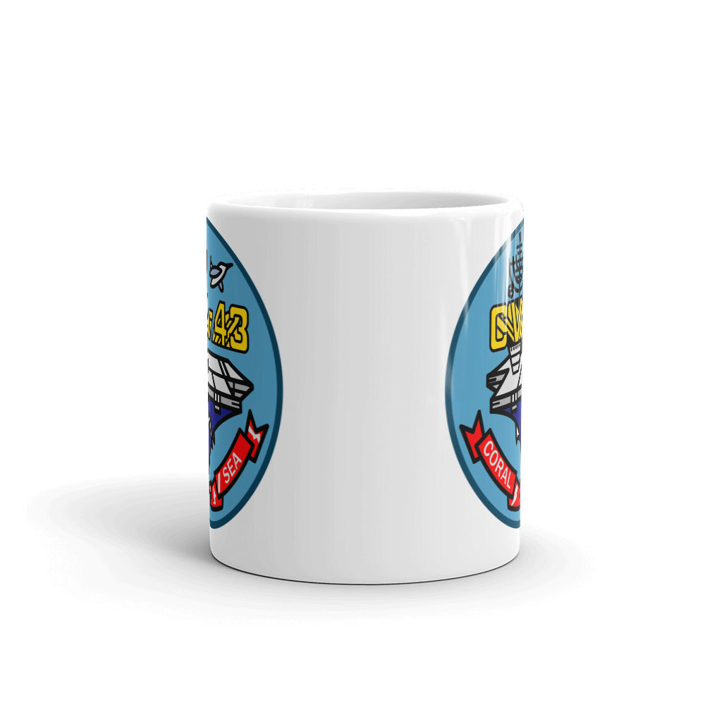 USS Coral Sea (CVA-43) Ship's Crest Mug