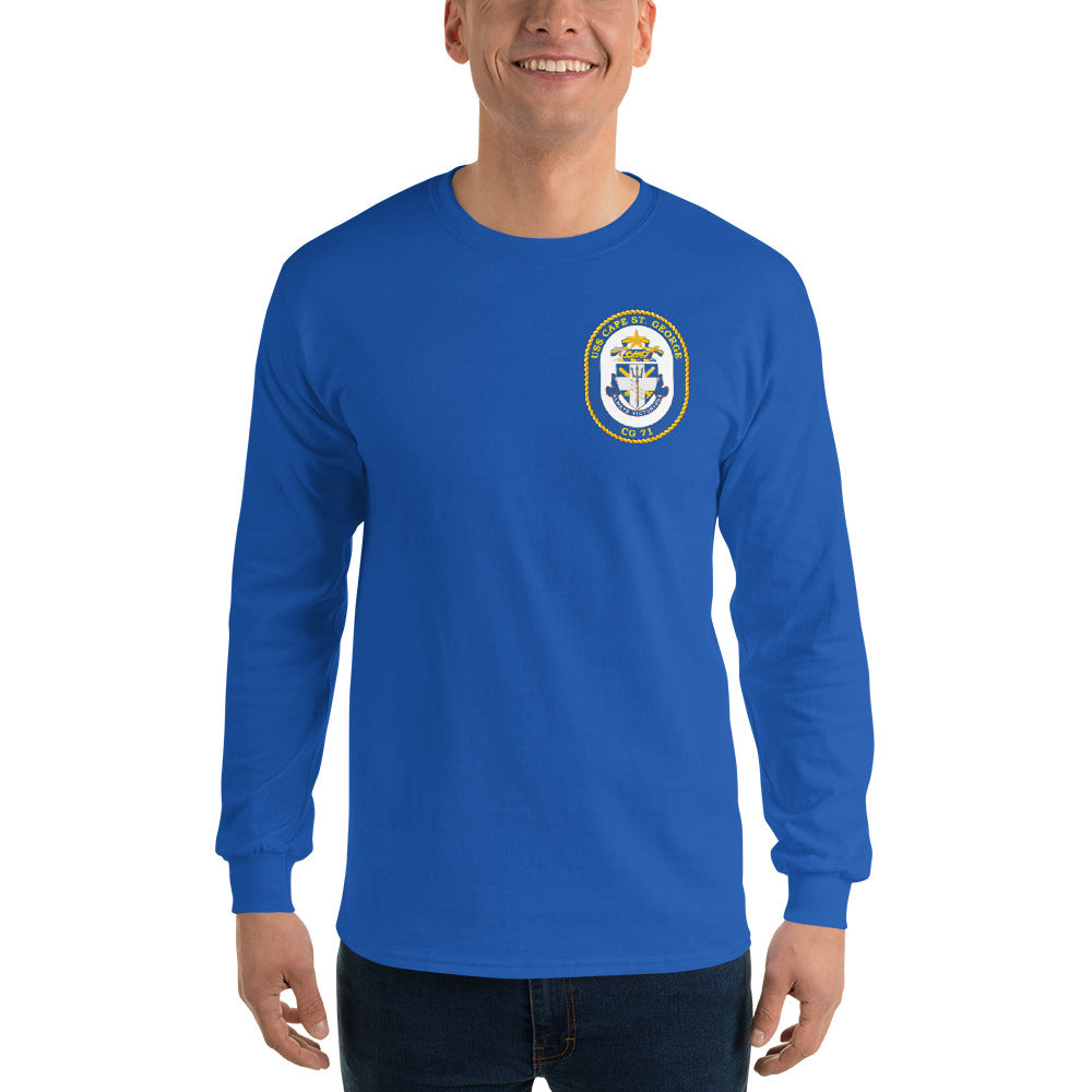 USS Cape St George (CG-71) 1997 Long Sleeve Cruise Shirt