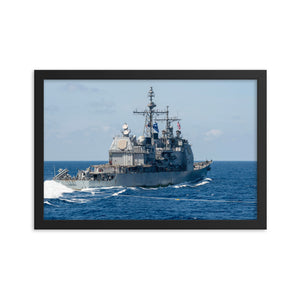 USS Mobile Bay (CG-53) Framed Ship Photo