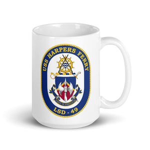 USS Harpers Ferry (LSD-49) Ship's Crest Mug