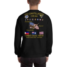 Load image into Gallery viewer, USS Constellation (CVA-64) 1964-65 Cruise Sweatshirt