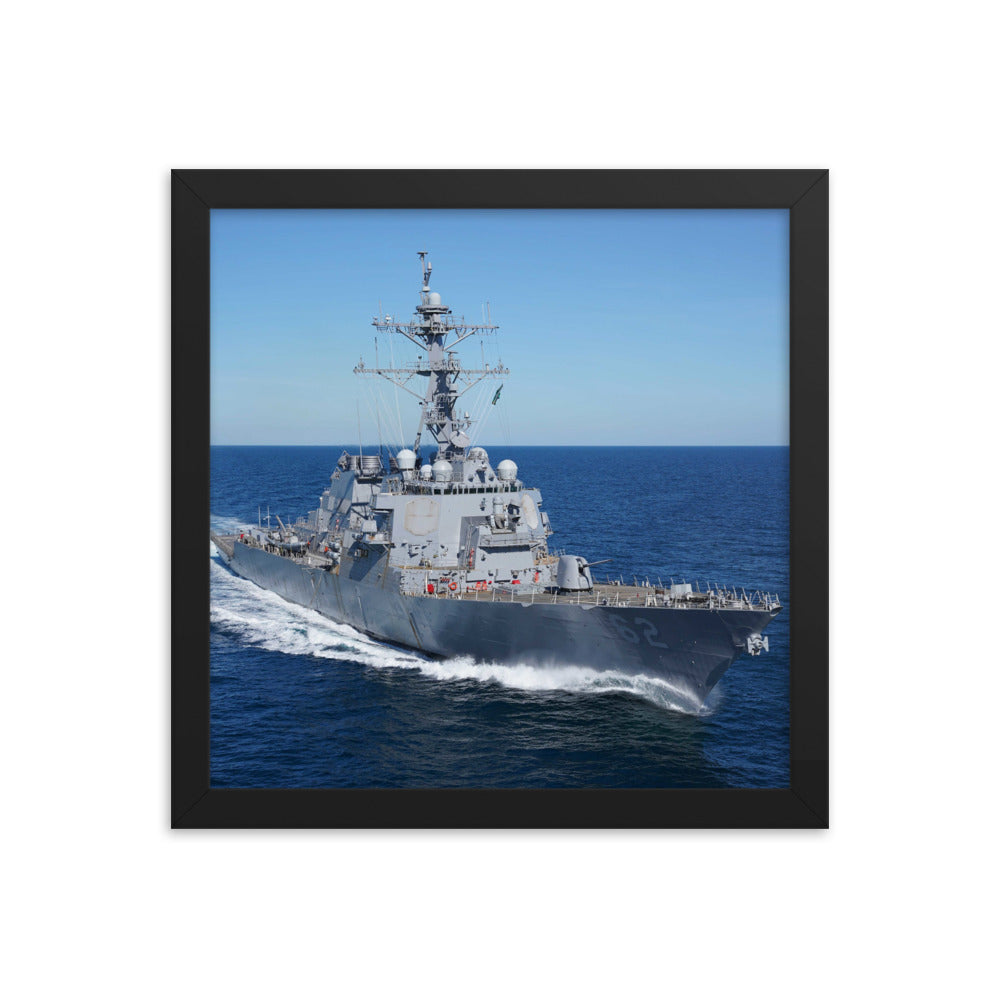 USS Fitzgerald (DDG-62) Framed Ship Photo
