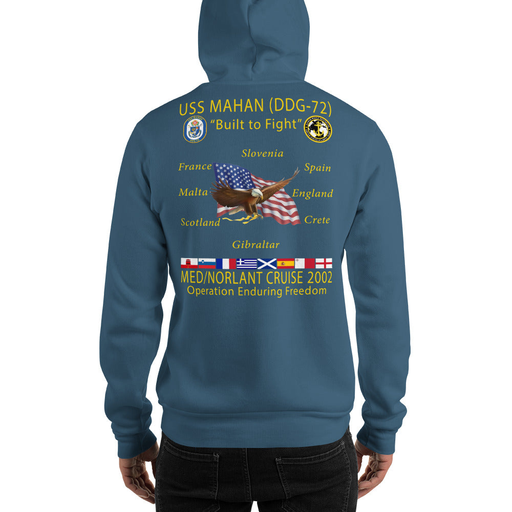 USS Mahan (DDG-72) 2002 Cruise Hoodie