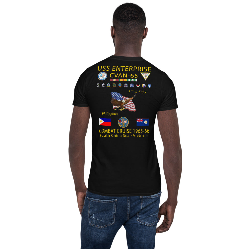 USS Enterprise (CVAN-65) 1965-66 Cruise Shirt