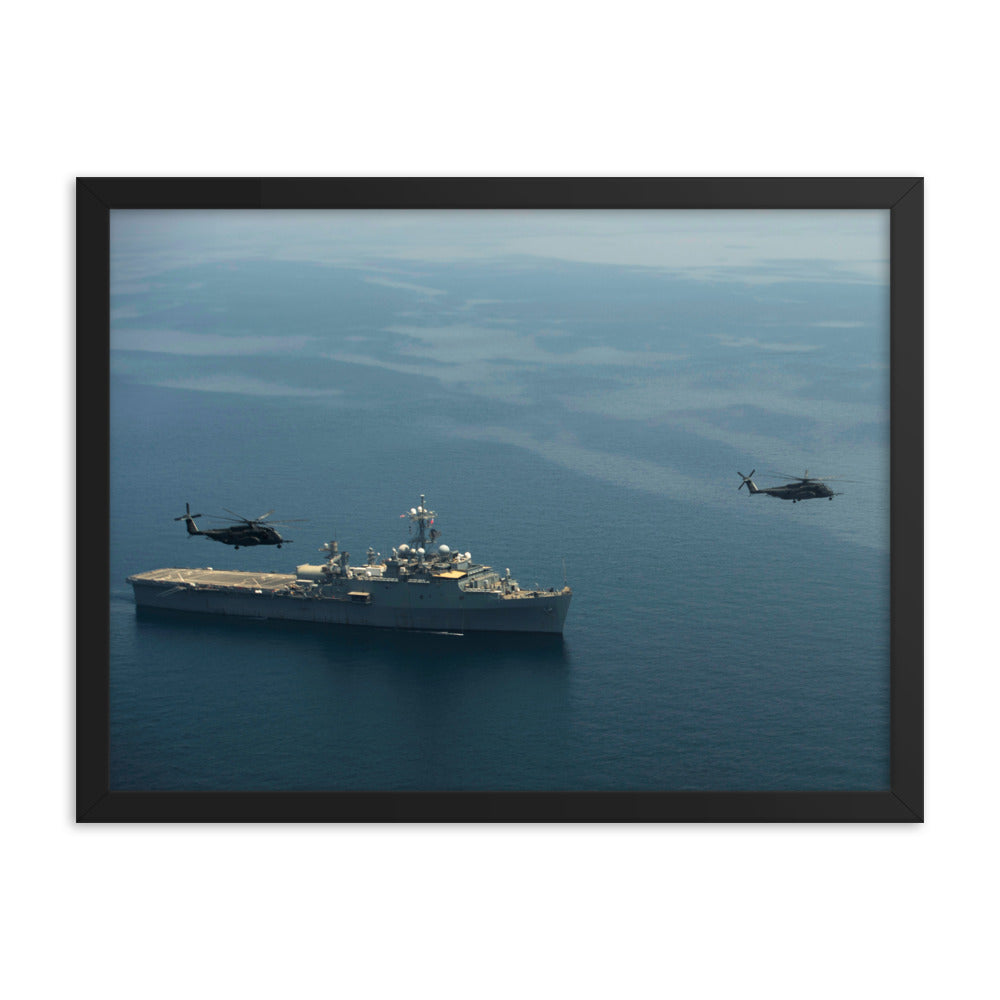 USS Ponce (LPD-15) Framed Ship Photo
