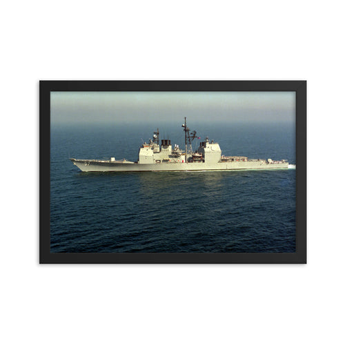 USS Lake Champlain (CG-57) Framed Ship Photo