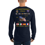USS Independence (CVA-62) 1963-64 Long Sleeve Cruise Shirt