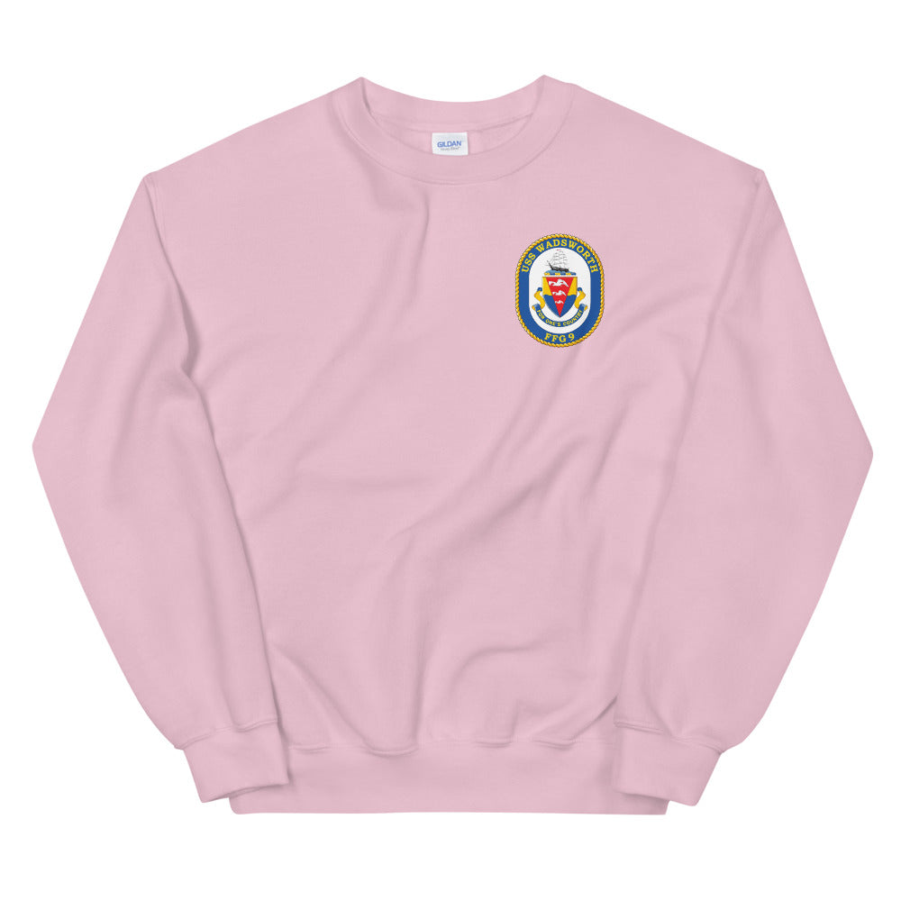 USS Wadsworth (FFG-9) Ship's Crest Sweatshirt
