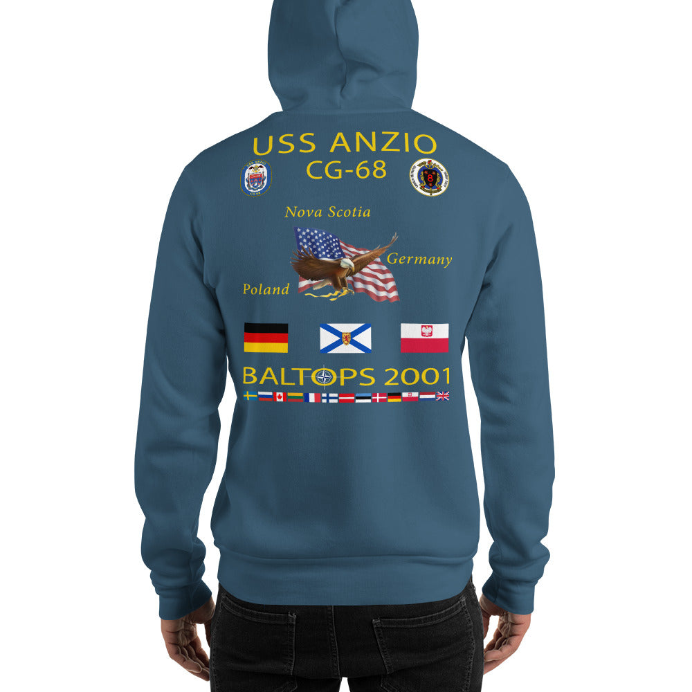 USS Anzio (CG-68) 2001 Cruise Hoodie
