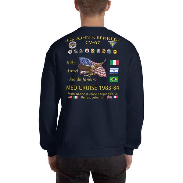 USS John F. Kennedy (CV-67) 1983-84 Cruise Sweatshirt