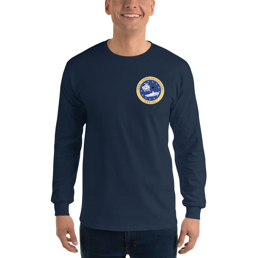 USS Constellation (CVA-64) 1963 Long Sleeve Cruise Shirt