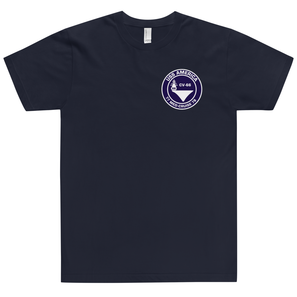 USS America (CV-66) 1977-78 Med Cruise Tee