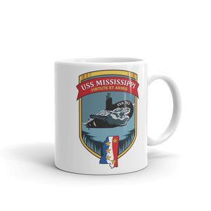 USS Mississippi (SSN-782) Ship's Crest Mug