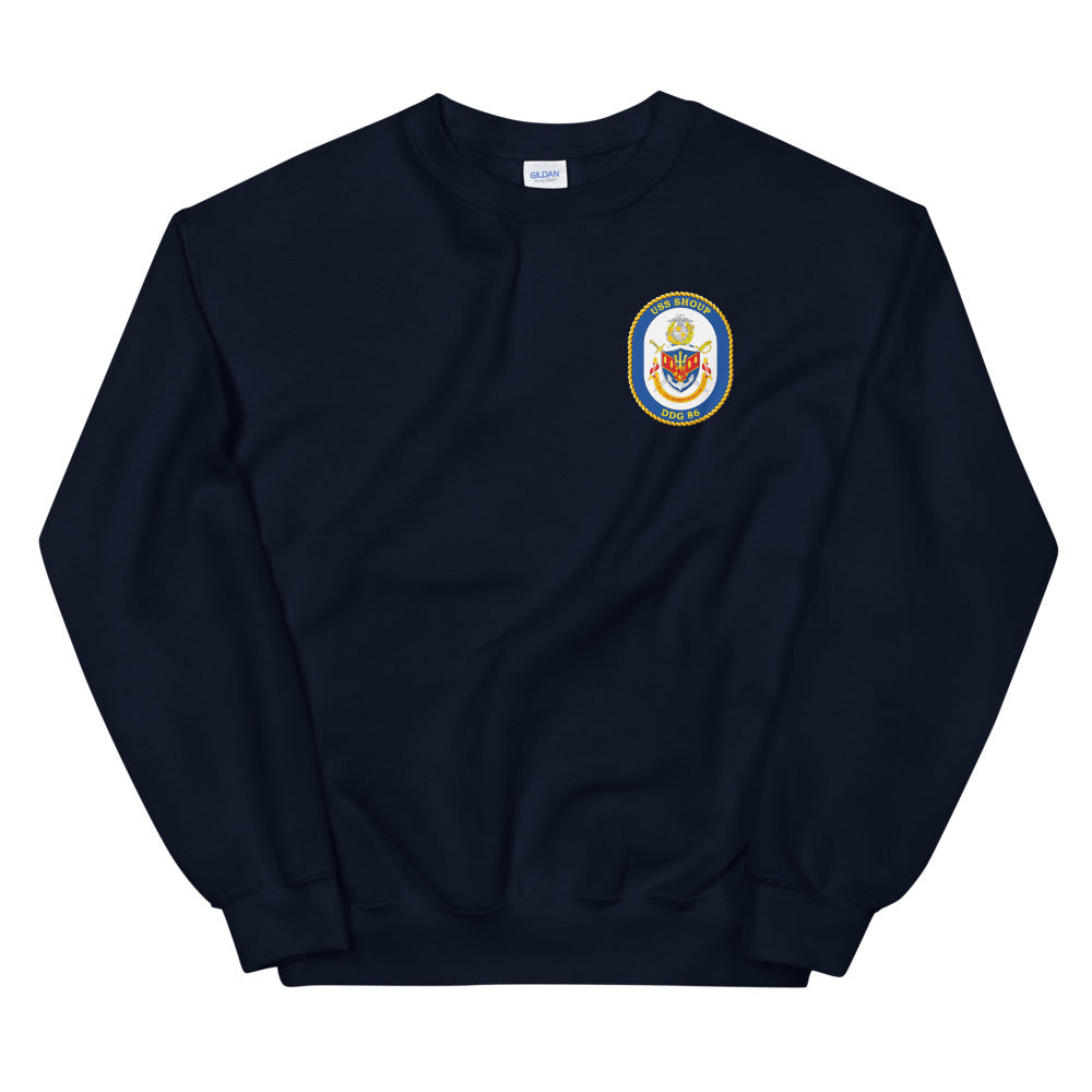 USS Shoup (DDG-86) Ship's Crest Sweatshirt