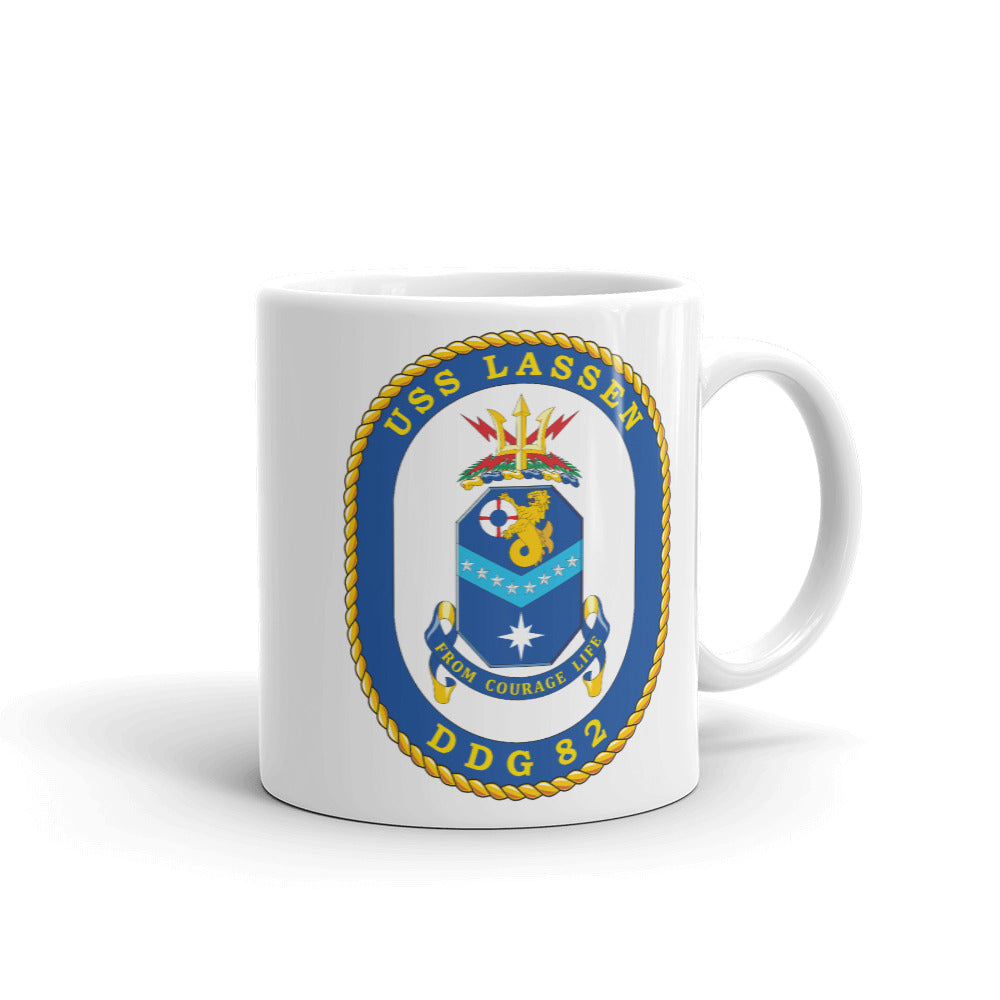 USS Lassen (DDG-82) Ship's Crest Mug